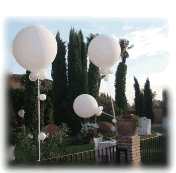 Decora tu bodas con globos. Nosotros te ayudamos a que sea inolvidable