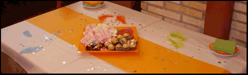 Cumplea�os y bautizo en la fiesta