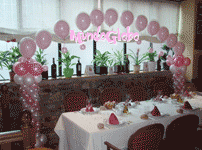 Decoraci�n de bautizo en Casa Juan