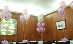 Decoraci�n de bautizo de Zoe 