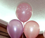 Decoraci�n de bautizo de Zoe 