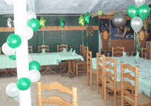 Nuria dando los �ltimos retoques