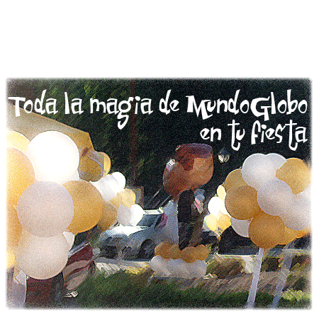 Decoraci�n de globos para boda en Burgomillodo