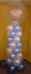 Columna con globo gigante de beb�